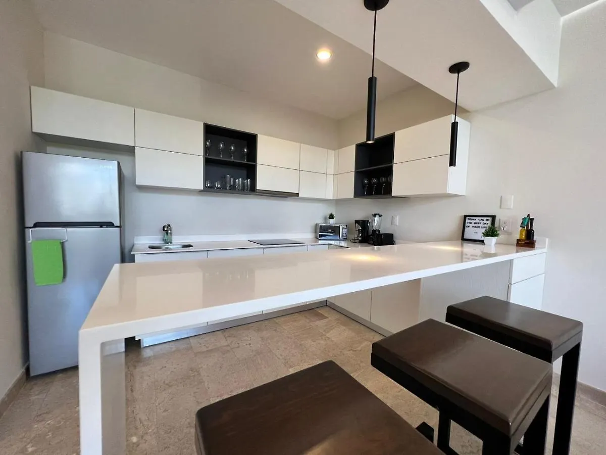Lägenhet Moderno Y Espacioso Departamento En Aldea Zama Tulum Mexiko